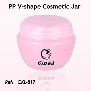 Kosmetische Mini-Kunststoffdosen aus PP-Glas
