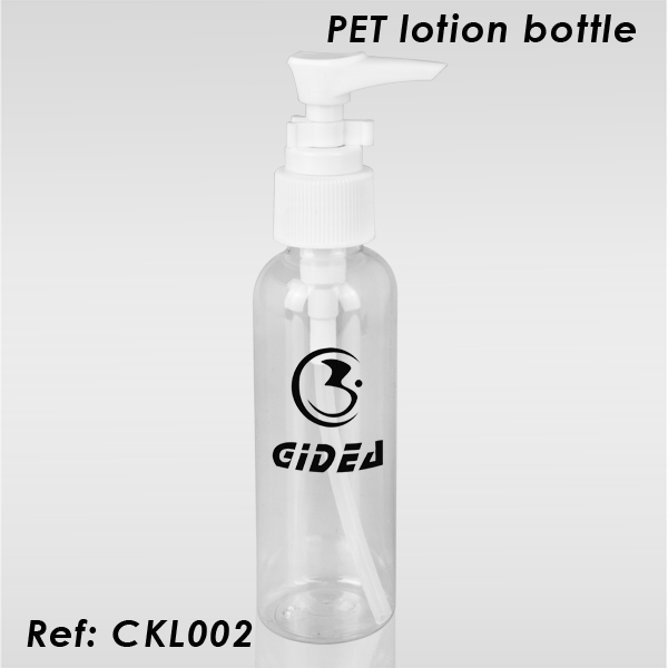 60ml 80ml 100ml klare PET-Kosmetikflasche