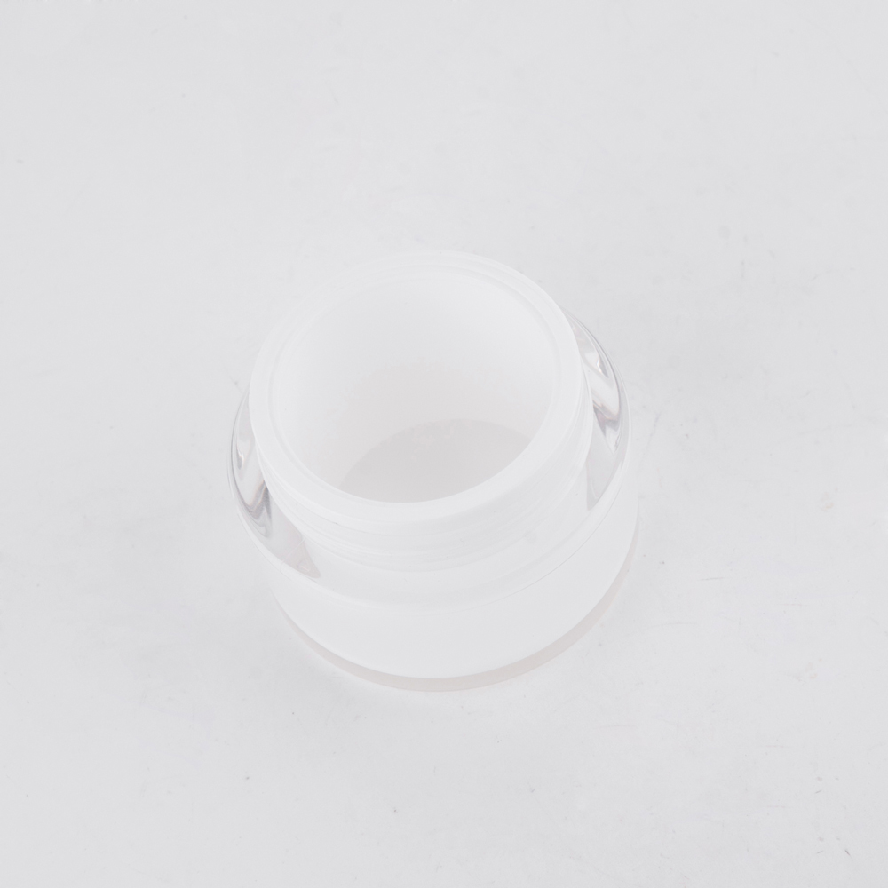 15g 30g 50g weiße PMMA Hautpflegecreme Kosmetikdose