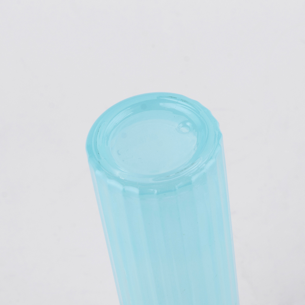 Blaue Farbe 40ml 100ml 120ml kosmetische Glaslotionflasche mit Pumpe